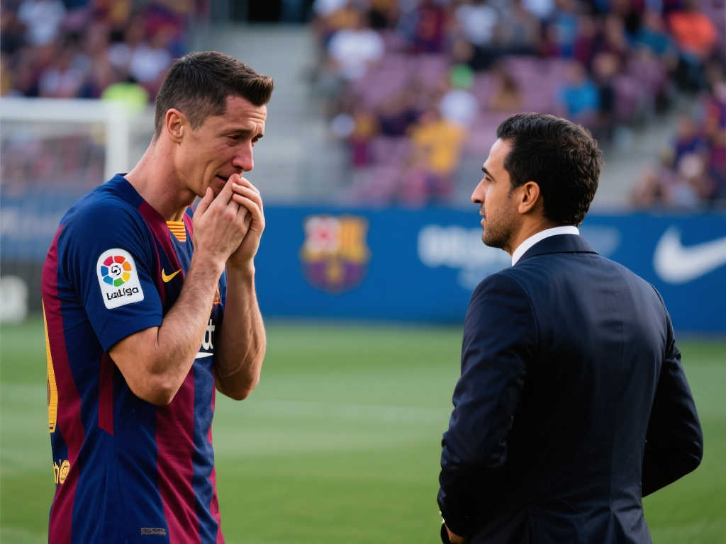 莱万与哈维会面,对离队决定深感遗憾! 莱万与哈维会面,对离队决定深感遗憾!